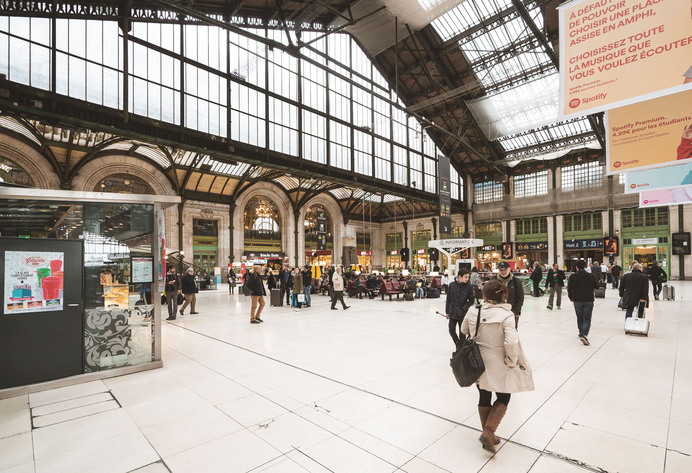 Paris Gare de Lyon train station 2017
