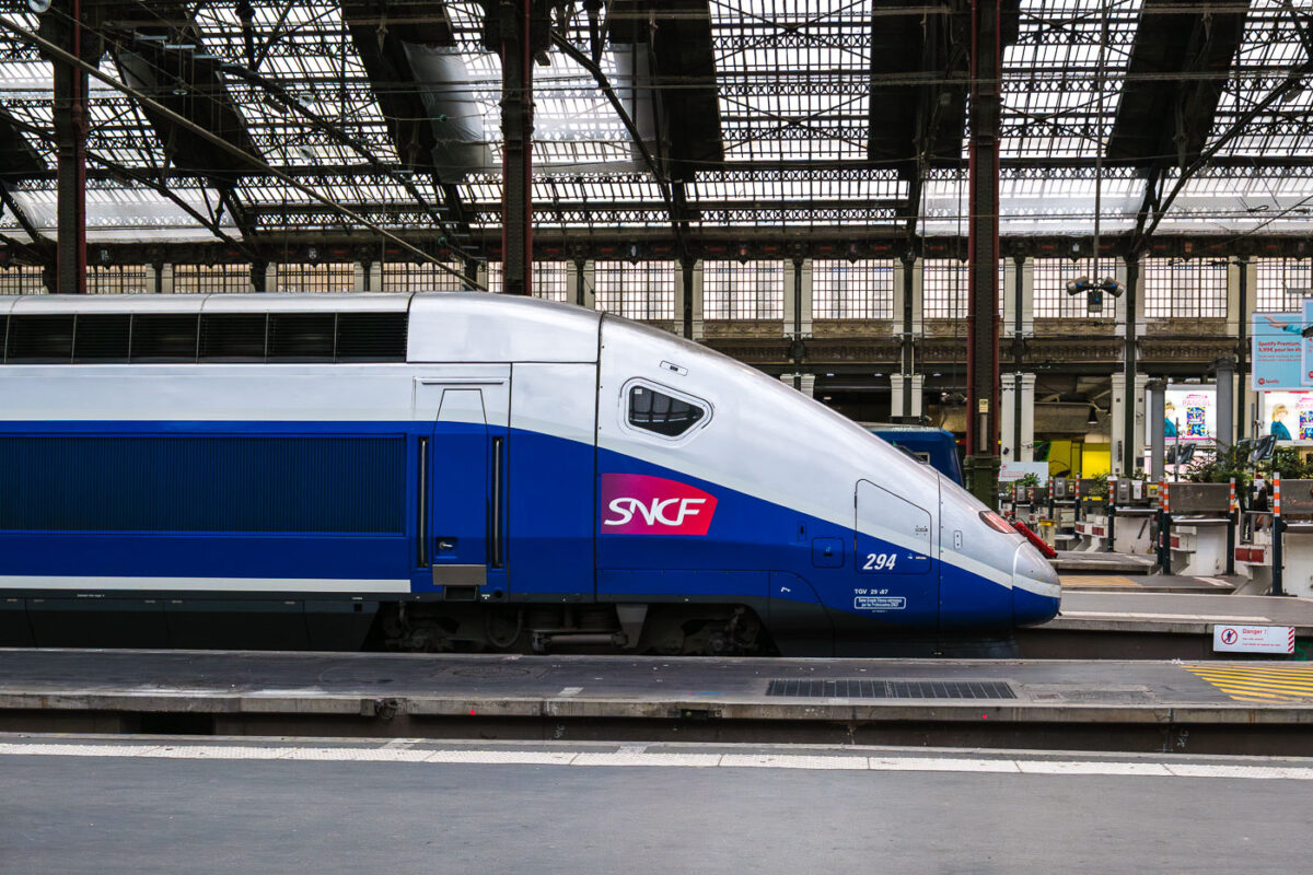 SNCF Train in Paris France