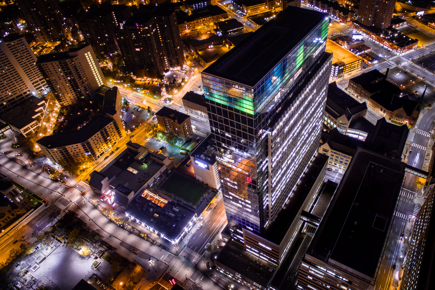 Target World Headquarters from above