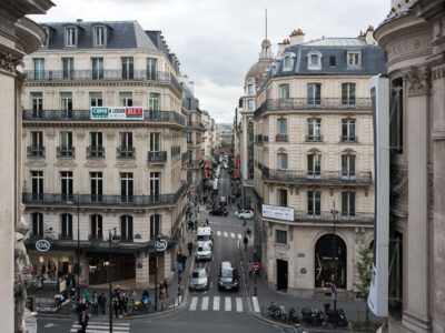 Boulevard Haussmann at Rue de Caumartin, Paris