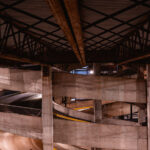 A parking ramp in downtown Minneapolis.