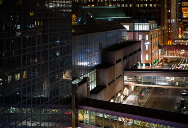 The Minneapolis Skyways while looking towards Nicollet Avenue in Downtown Minneapolis.