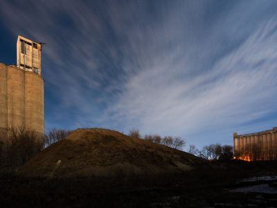 Concrete Grain Elevators Near Dinkytown, Minneapolis