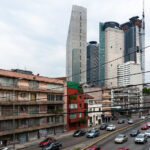 New development of high rises in Mexico City.