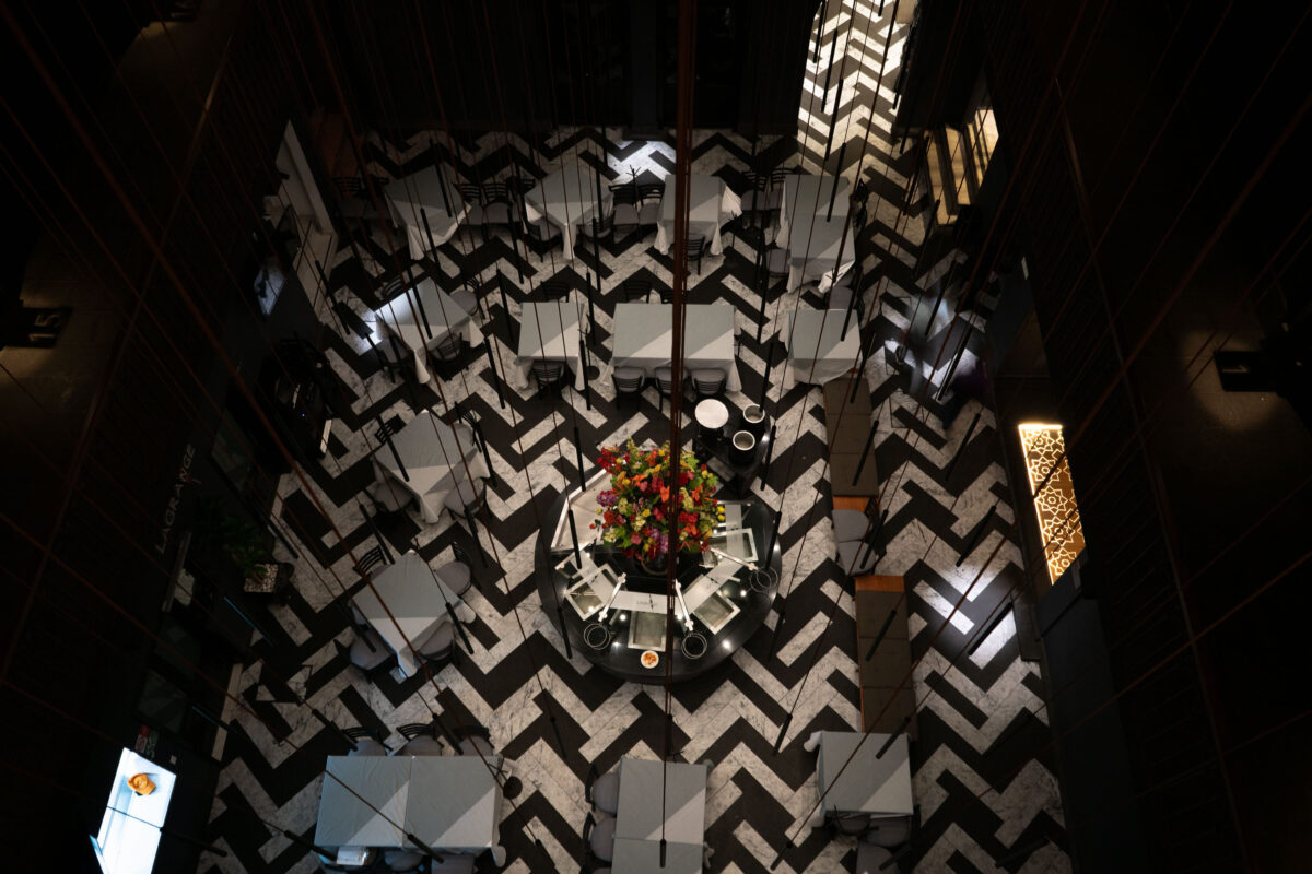 Hotel Punta MX Restaurant Interior, Mexico City