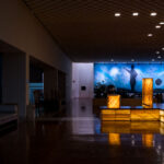 Inside a Mexico City hotel.