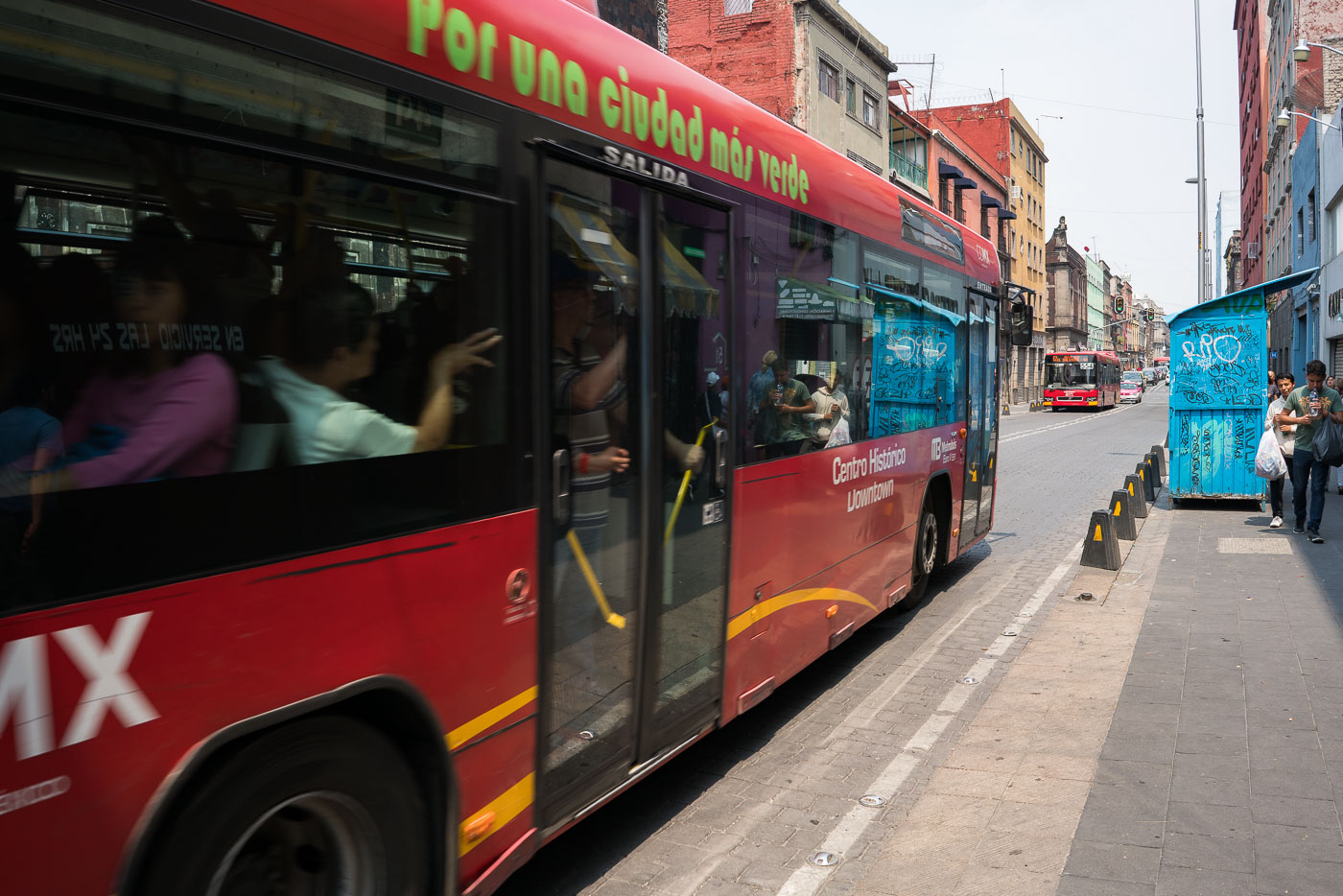 Metrobus Line 4 through Centro Historico