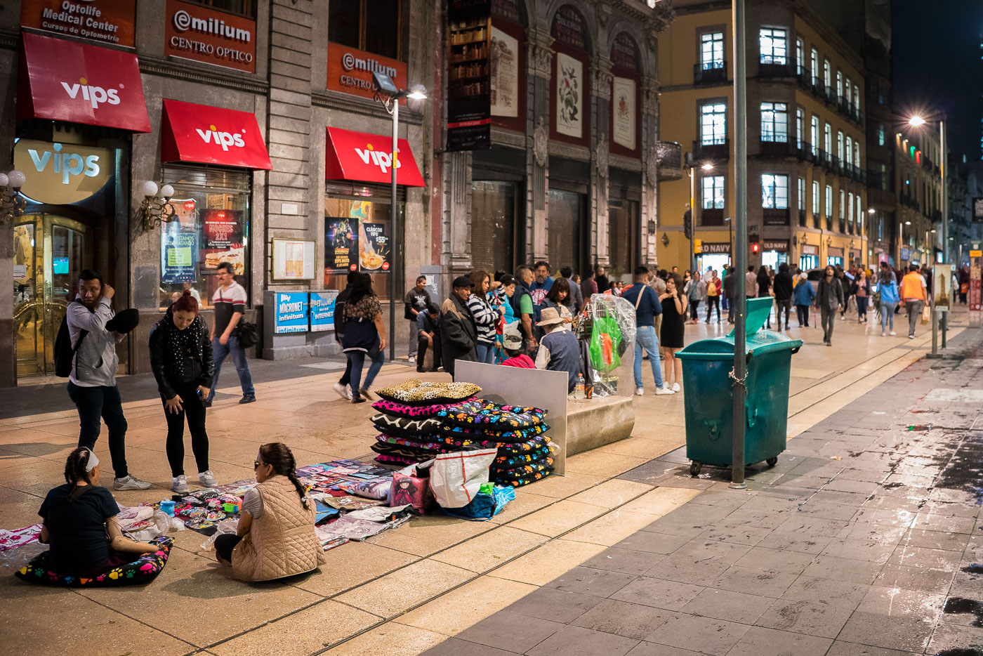 Street vendors in mexico city