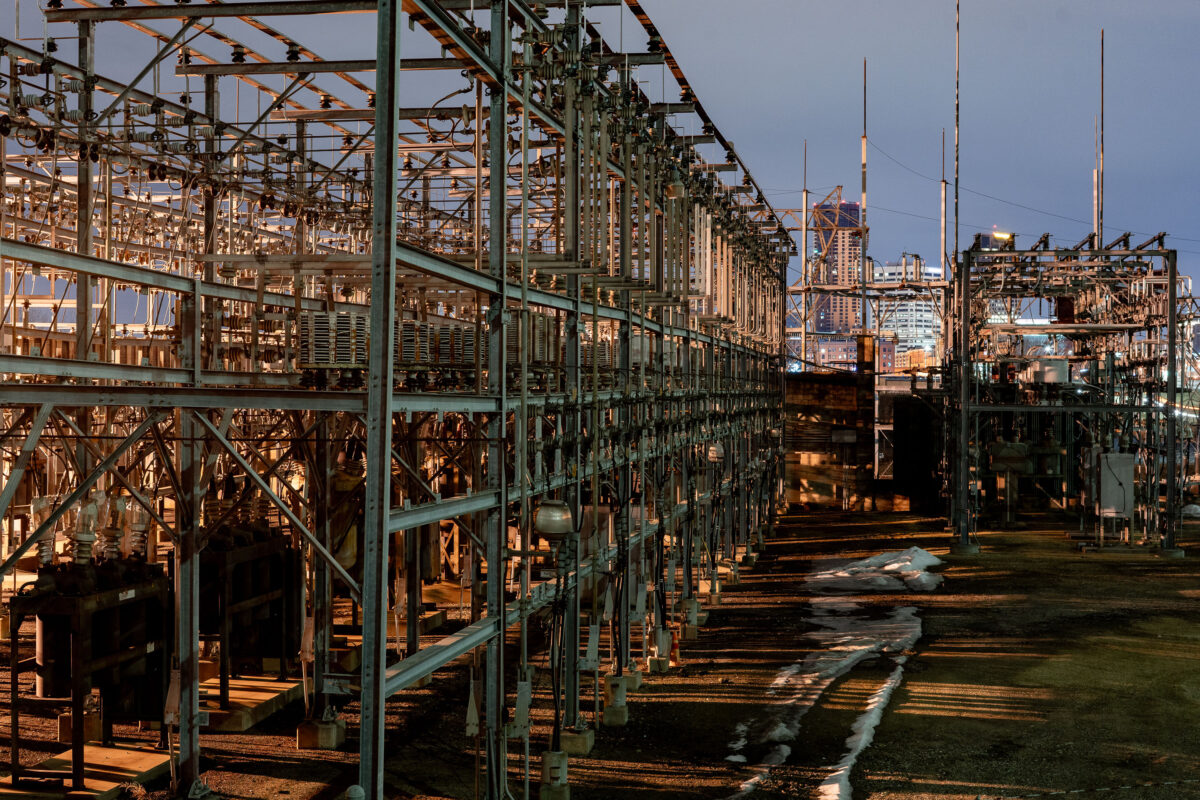 Xcel Energy Sub Station in St. Paul
