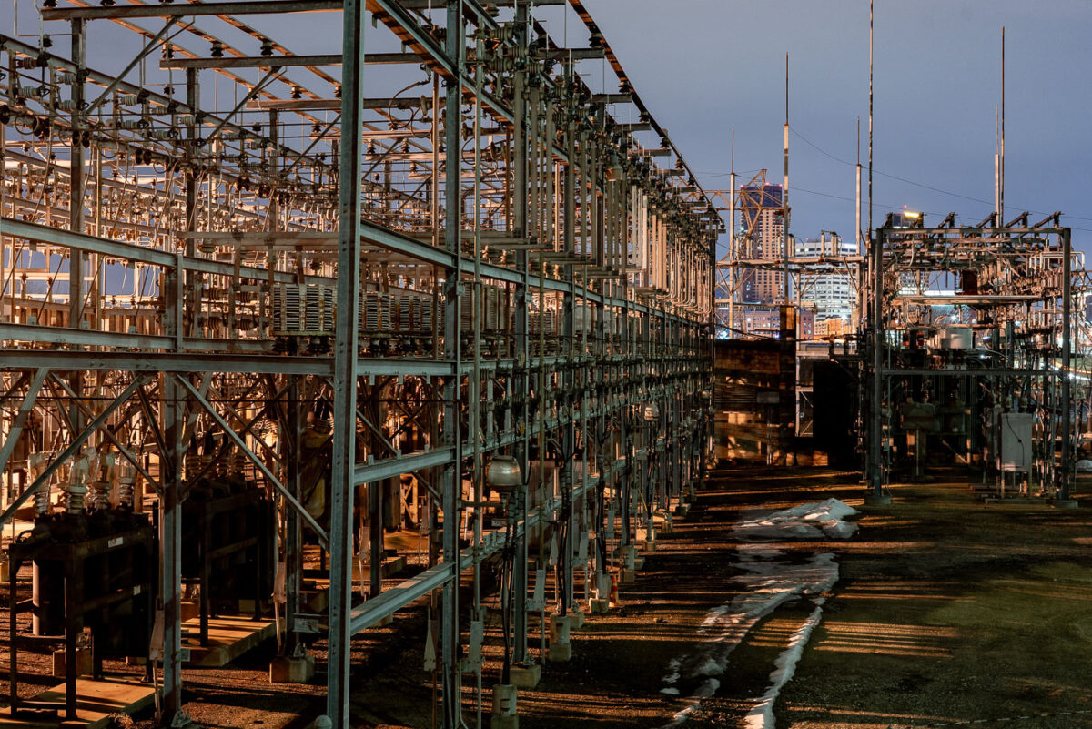 Xcel Energy Sub Station in St. Paul