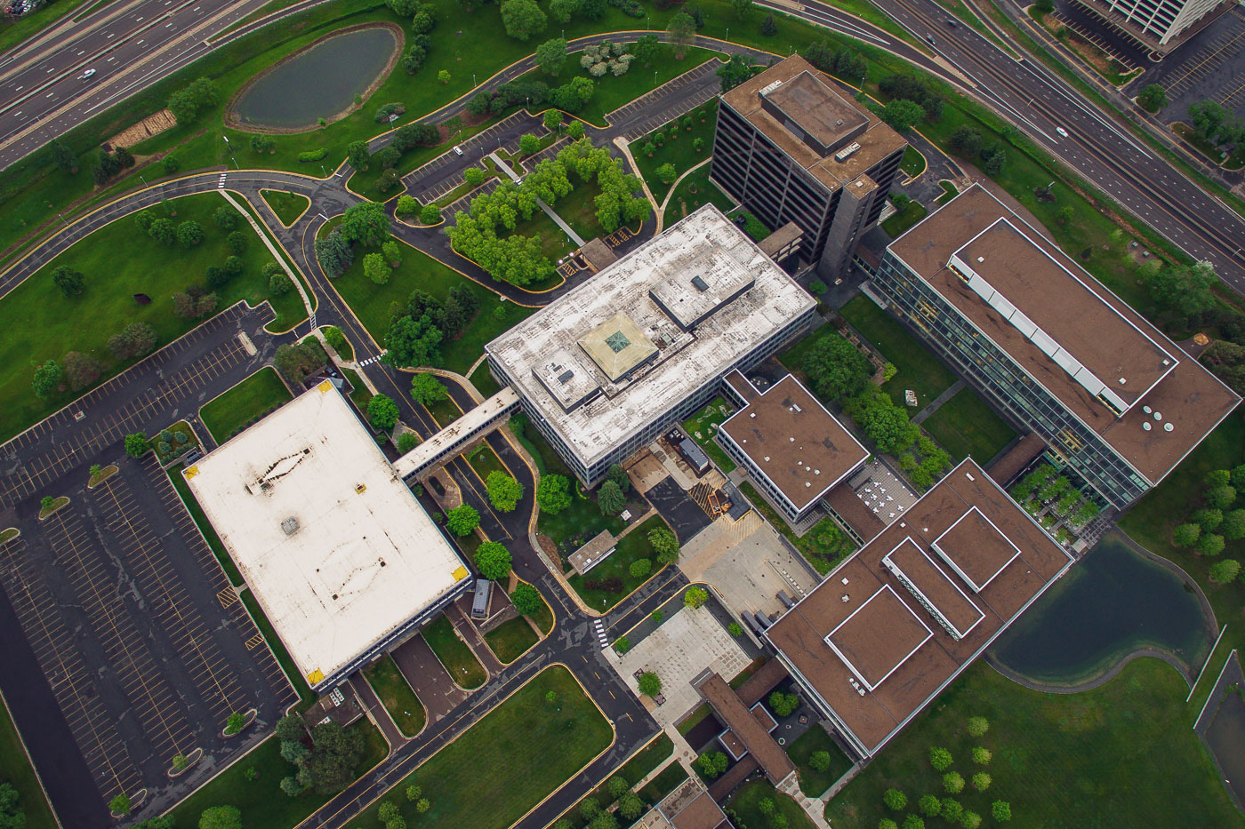 Aerial view of General Mills Corporate Headquarters