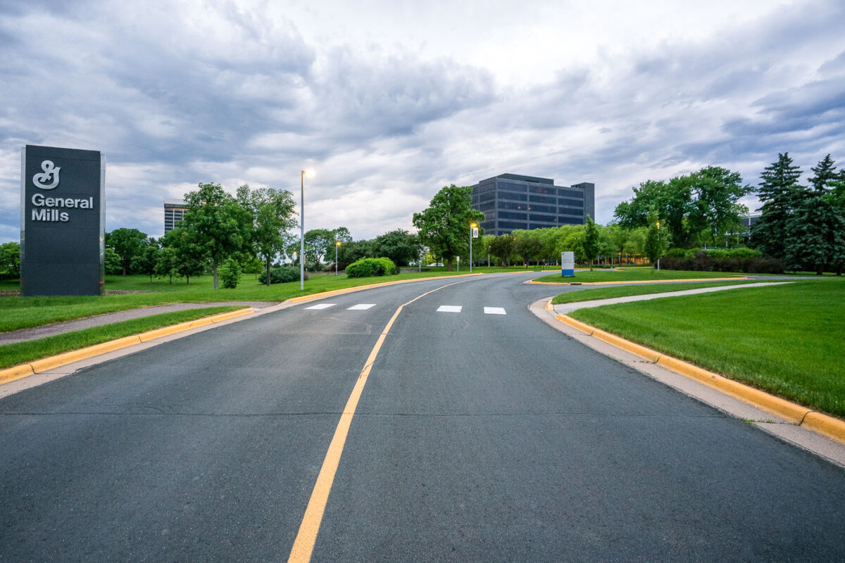 Entrance to General Mills World Headquarters