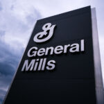 General Mills sign at General Mills headquarters near Minneapolis.