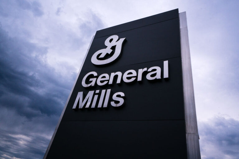 General Mills Corporate Headquarters 4 General Mills sign at General Mills headquarters near Minneapolis.