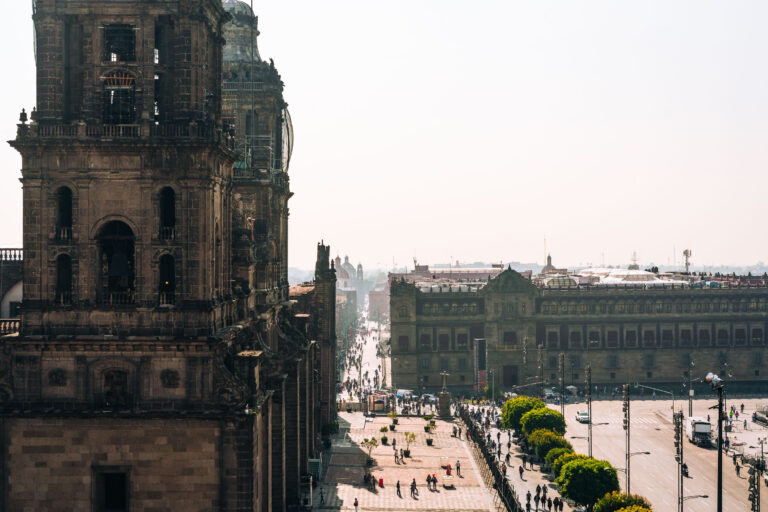 Metropolitan Cathedral, Mexico City Zócalo 4 Metropolitan Cathedral at Mexico City Zócalo, beside Plaza de la Constitución.