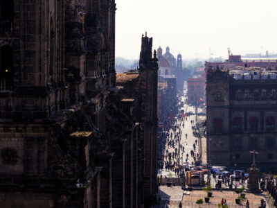 Francisco I. Madero Avenue from the Metropolitan Cathedral