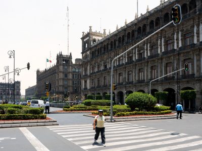 Palacio Nacional at the Zócalo, Mexico City