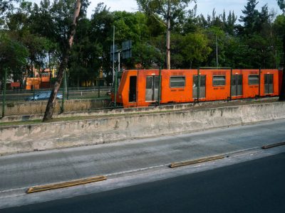 Mexico City Metro Line 1 train by Viaducto