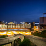 Target Field, home of the Minnesota Twins, and Interstate 394 in Downtown Minneapolis.