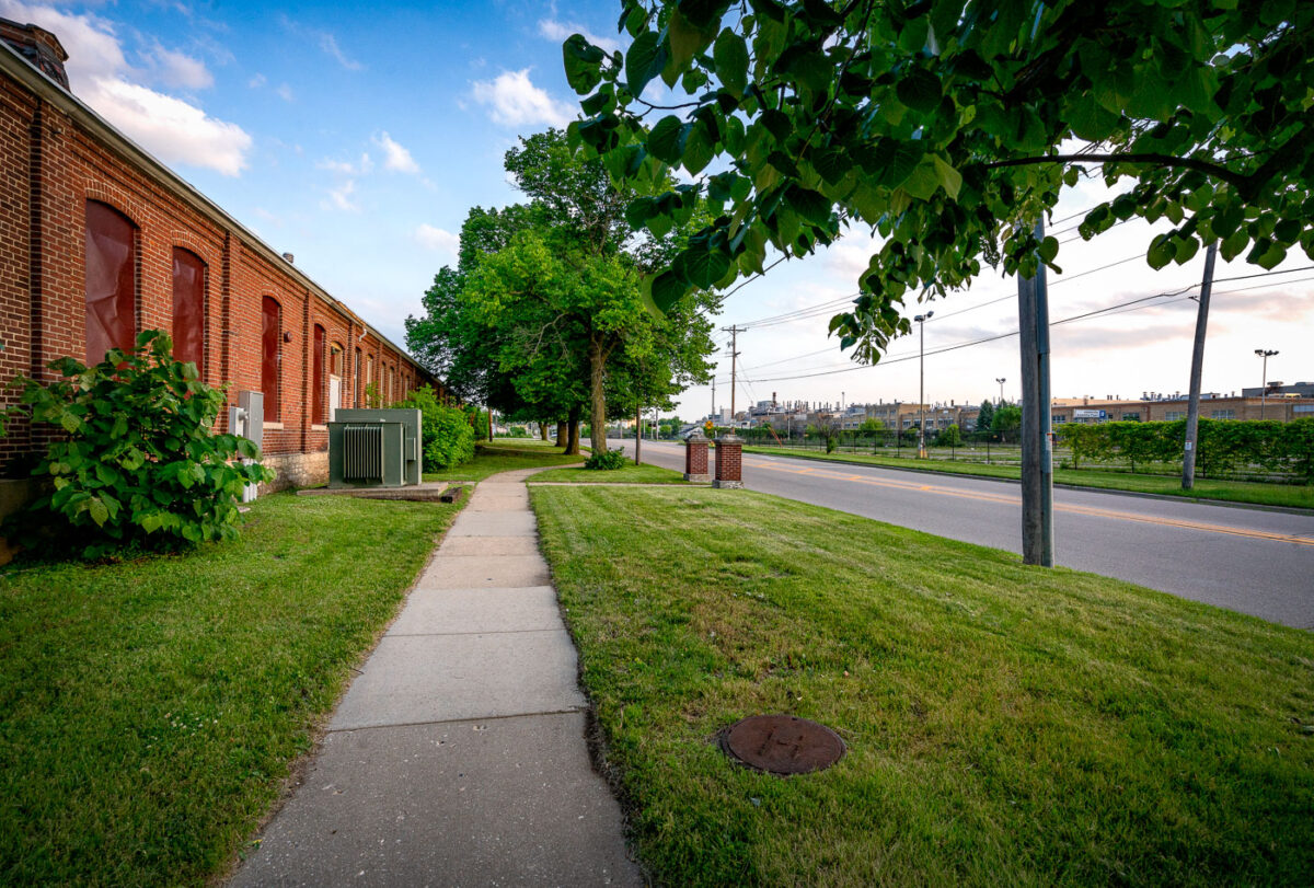 The now demolished General Mills plant in Janesville Wisconsin.