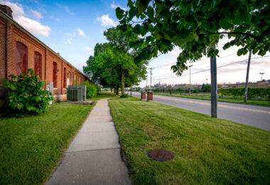 The now demolished General Mills plant in Janesville Wisconsin.