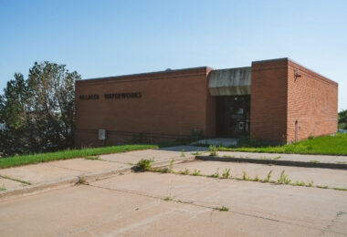 Killdeer Waterworks building in North Dakota.