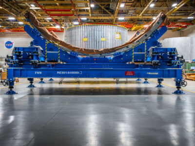 SLS Core Stage Barrel Tooling at NASA Michoud Facility