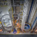 Cleaning and Welding cells inside the Vertical Assembly Center at NASA’s Michoud Assembly Facility.