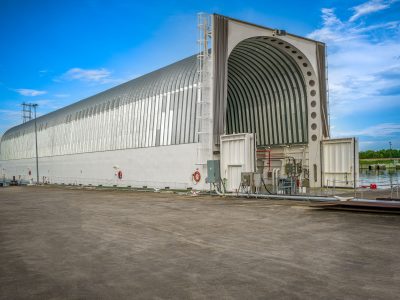 NASA Barge Pegasus at Michoud Assembly Facility, Louisiana