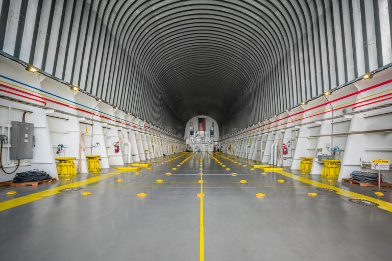 NASA Pegasus Barge Empty Cargo Bay for SLS 3 Inside look at NASA’s Pegasus Barge at Michoud Assembly