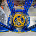 Looking down from the top of NASA’s 170ft space tool that will weld together barrels, domes and tanks for the Space Launch System (SLS) at NASA Michoud Assembly Facility.
