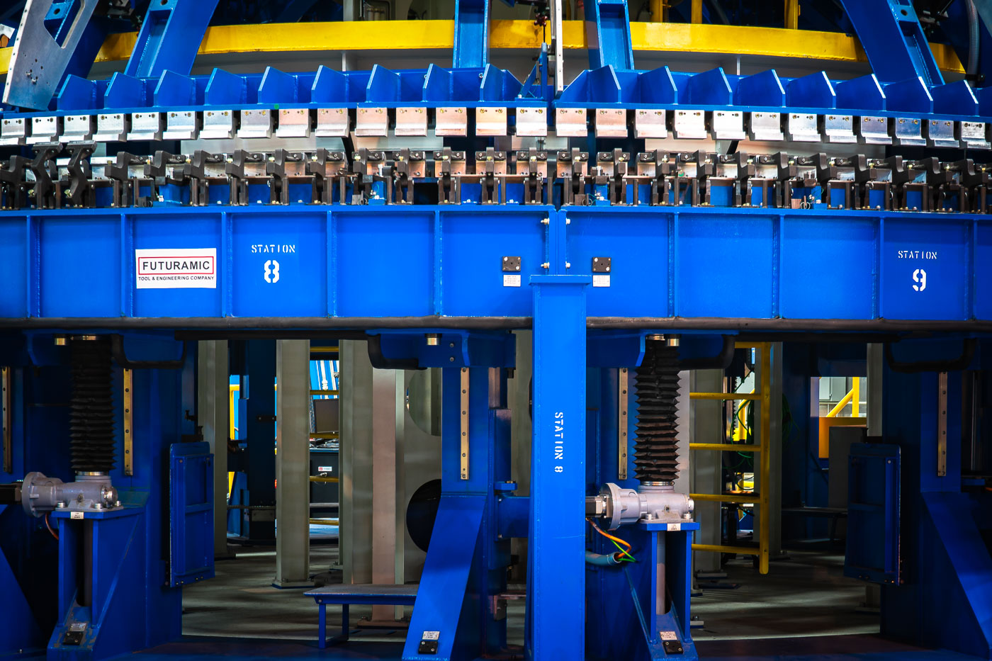 Boeing Gore Weld Tool Station 8 at NASA's Michoud Assembly Facility in New Orleans, Louisiana, used for manufacturing the SLS core stage for the Artemis program.