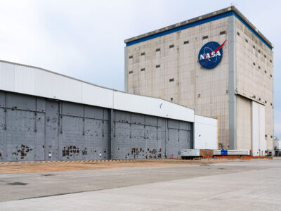 NASA Michoud VAB, New Orleans, SLS Core Stages