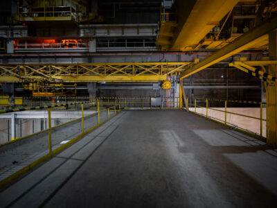 NASA Michoud: Yellow Rocket Assembly Cranes