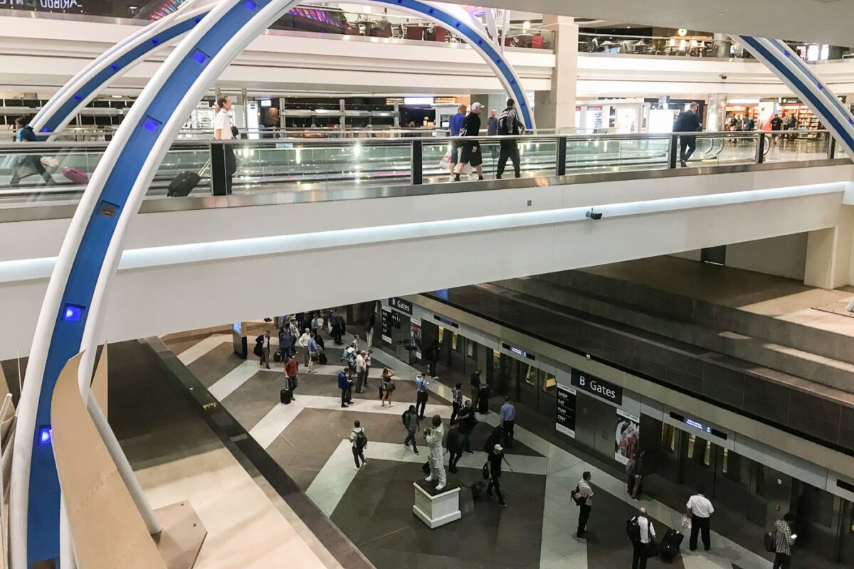 Walkway at Denver International Airport