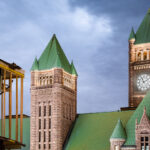 City Hall Clock Tower, Downtown Minneapolis 4 Some say the Minneapolis City Hall Clock Tower is the largest in the world... There is some conflicting information. But what is known is it is in fact the largest four facing chiming clock in the world.
