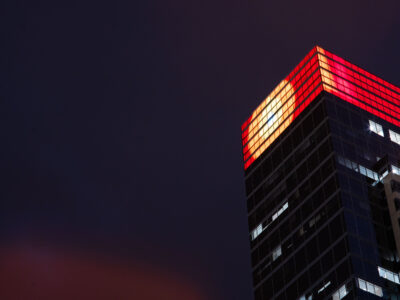 Target Headquarters, Downtown Minneapolis at Dusk