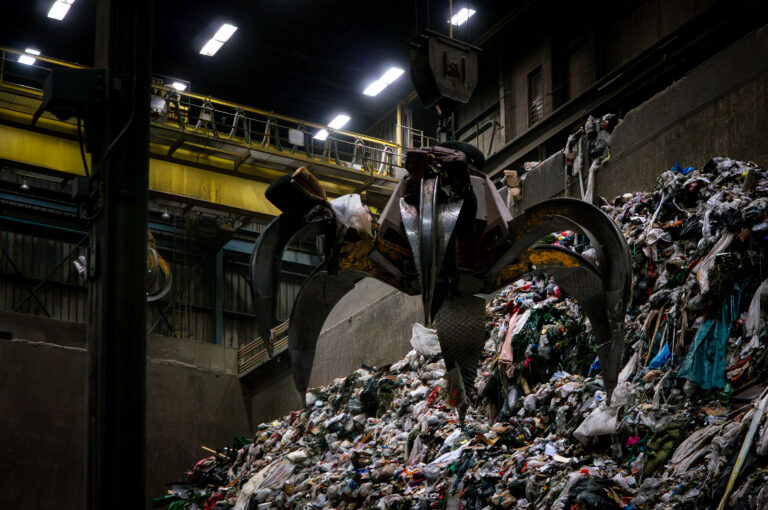 Crane inside the Hennepin Energy Recovery Center (HERC), Minneapolis 3