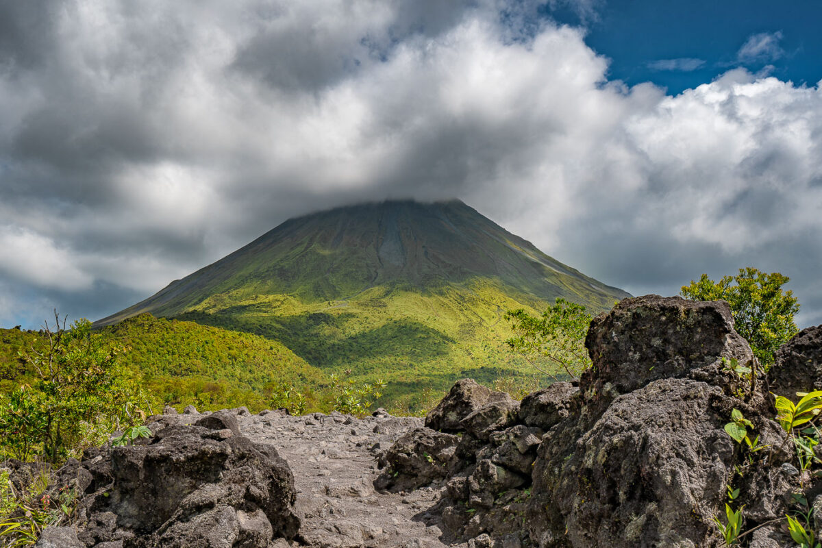 Clouds over Arenal Volcano in Costa Rica