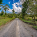 A Costa Rican road below the Arenal Volcano.