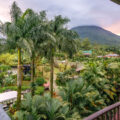 Arenal Volcano as seen from Royal Corin Thermal Water and Spa Resort in Costa Rica.