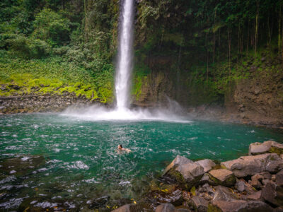 La Fortuna Waterfall Swimming, Costa Rica