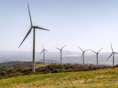 Wind Turbines in Guanacaste Province, Costa Rica