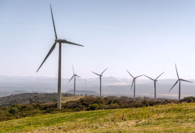 Windmills found deep in Costa Rica Guanacaste province.