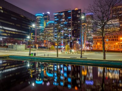 Downtown Minneapolis Reflections