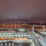 The MSP Airport in winter.