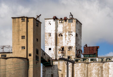Grain Elevators in Kansas City Missouri.