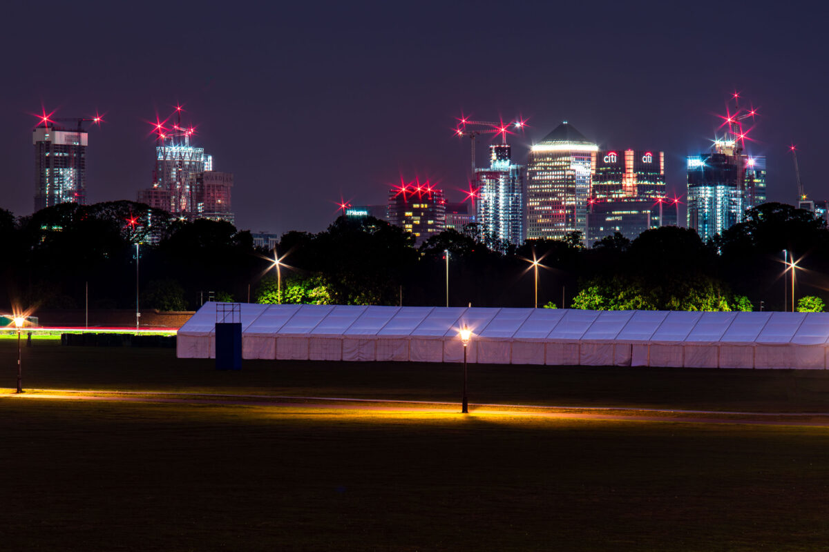 Canary Wharf from Greenwich Park