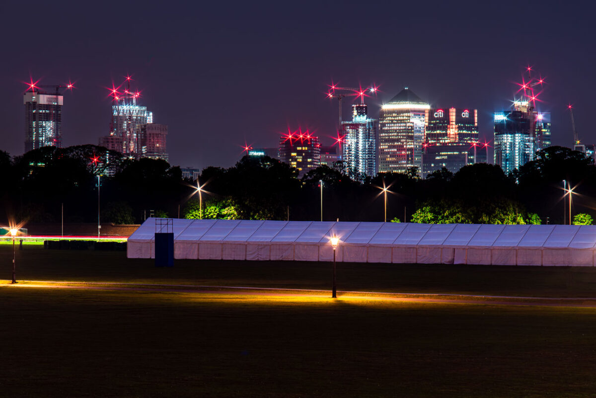 Canary Wharf from Greenwich Park