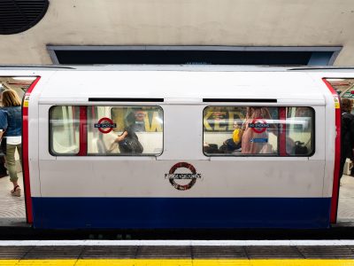 Charing Cross Station Bakerloo Line Train, London